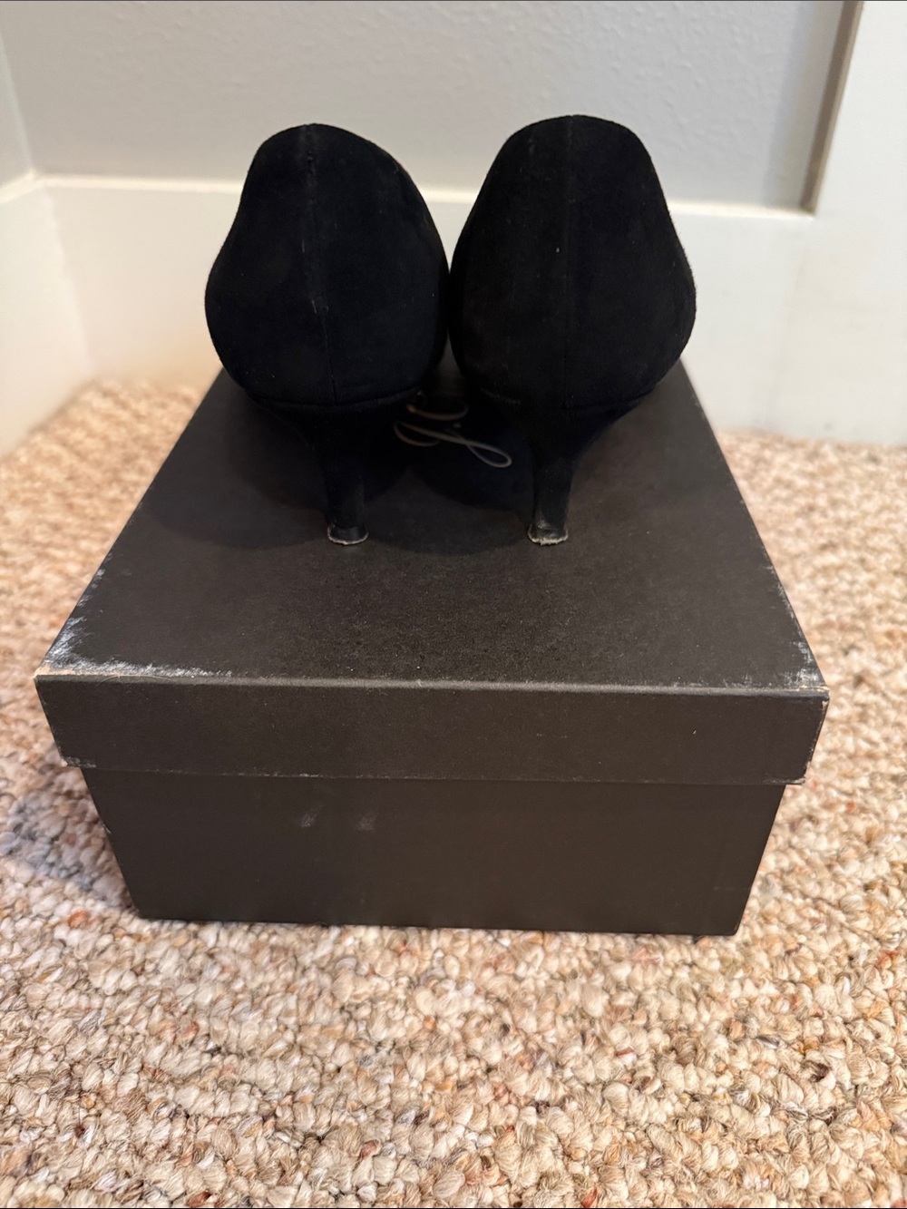 J. Crew Black Suede Pointed-Toe Pumps - Picture 3 of 6
